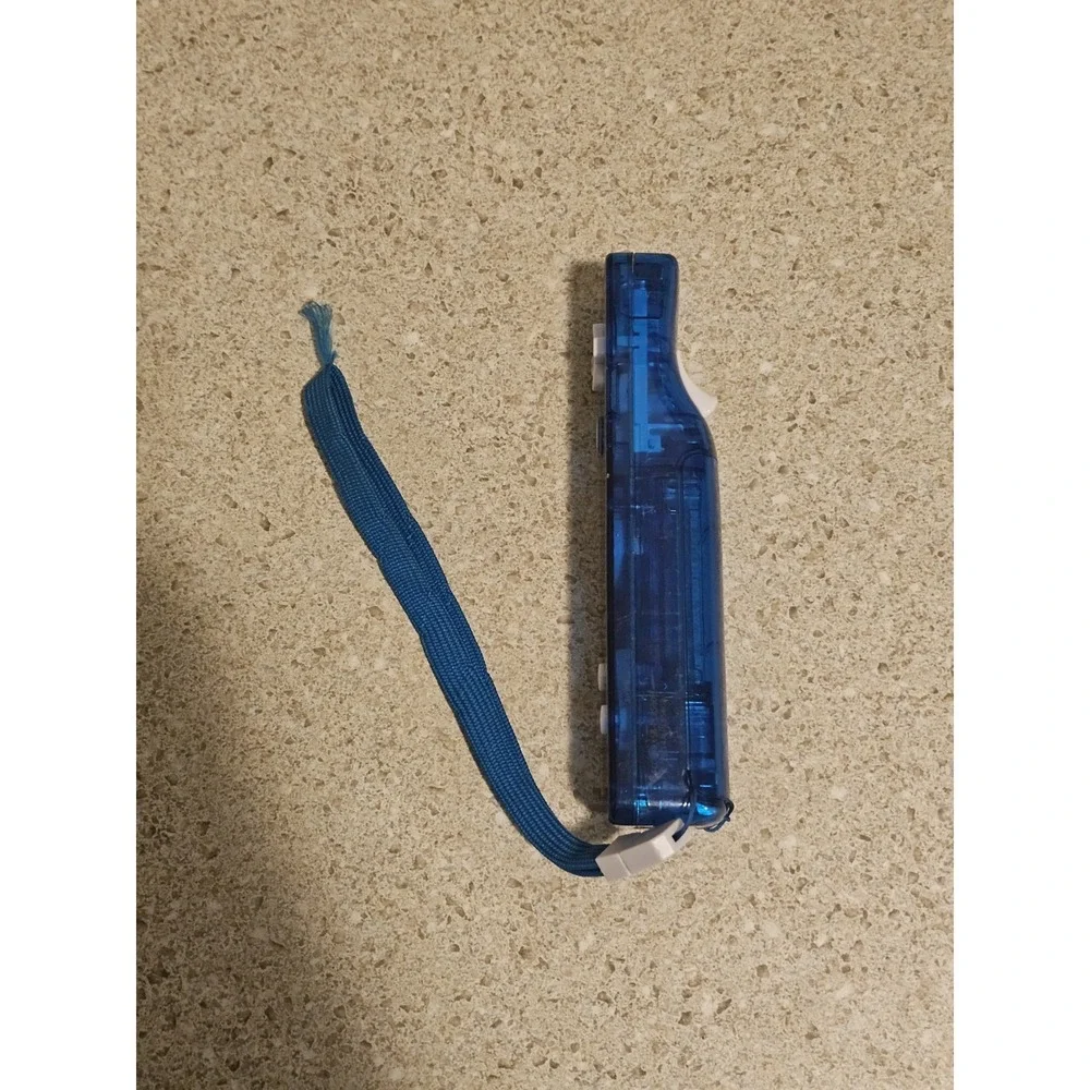 Rock Candy Nintendo Wii U Video Game Remote Controller Clear Blue